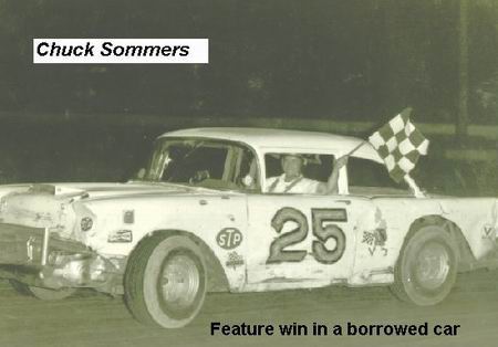1966 Feature Win In A Borrowed Car Chuck Sommers (newer photo)