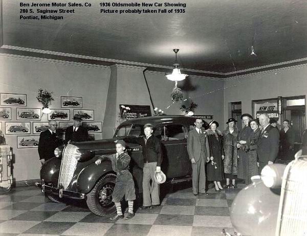 Jerome Motor Sales Showroom 1936 From Jerry Jerome (newer photo)