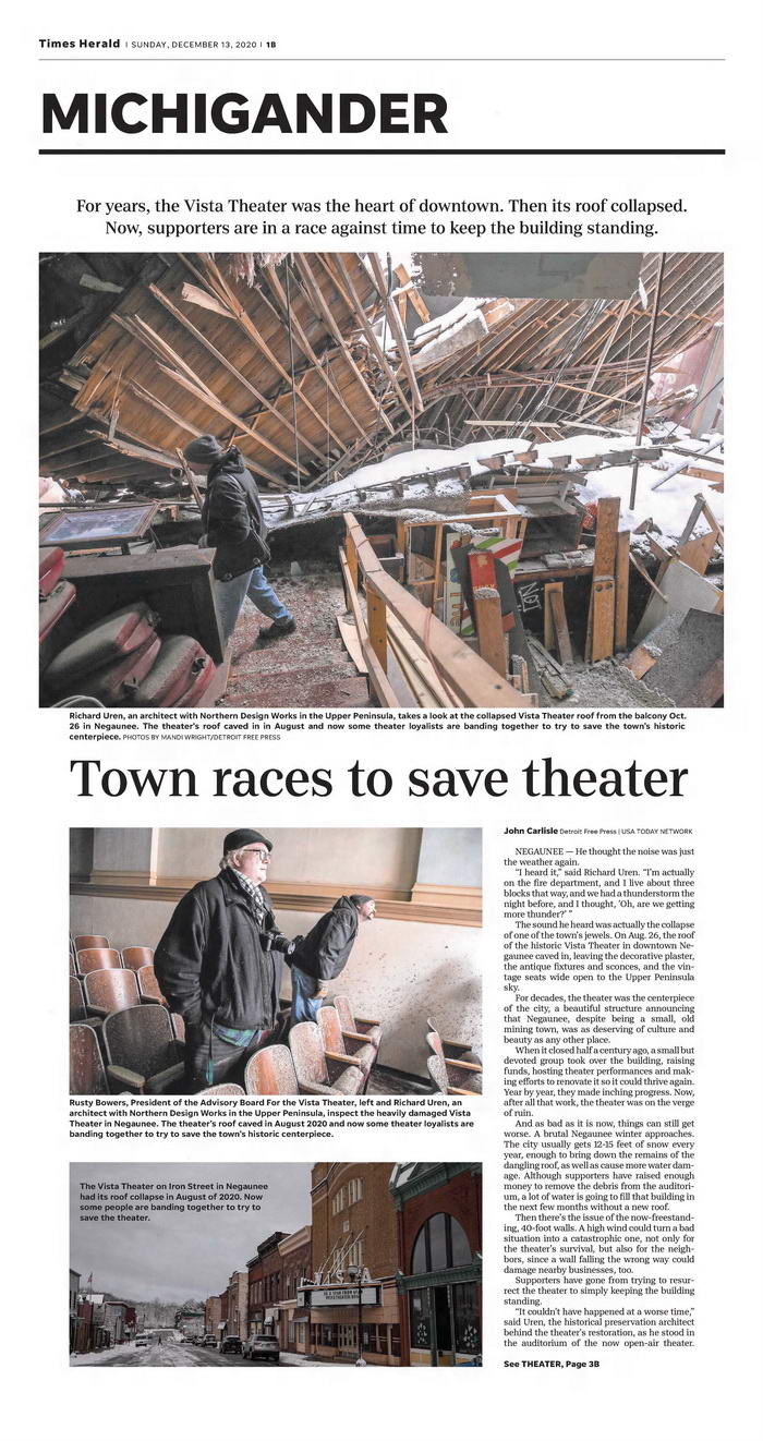 Vista Theatre - The Times Herald Sun Dec 13 2020 (newer photo)