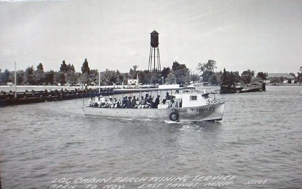 East Tawas Log Cabin Perch Fishing Service (newer photo)