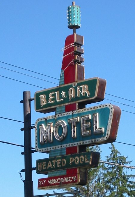 Bel Air Motel Saginaw (newer photo)