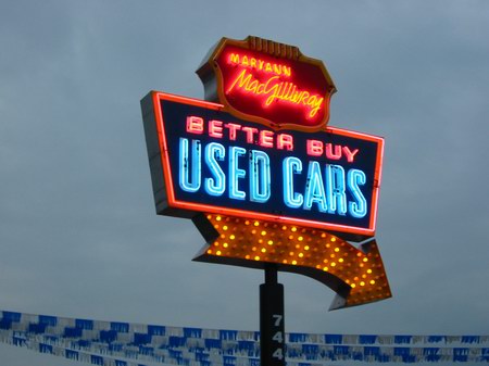 Flint Car Lot (newer photo)