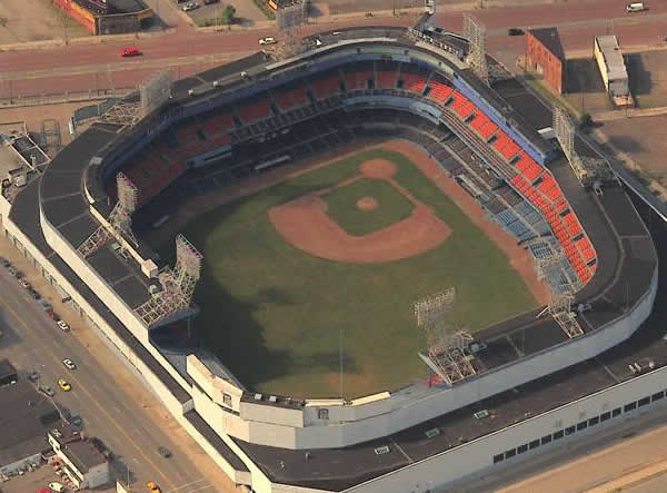 Tiger Stadium Aerial (newer photo)